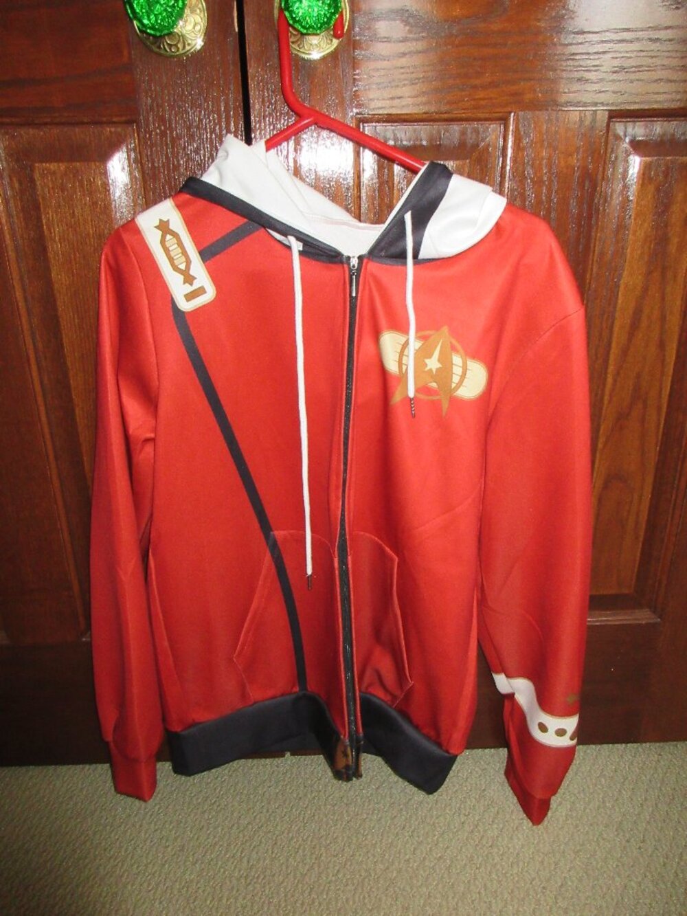 Star Trek Wrath of Khan Era Hooded Jacket Costume L